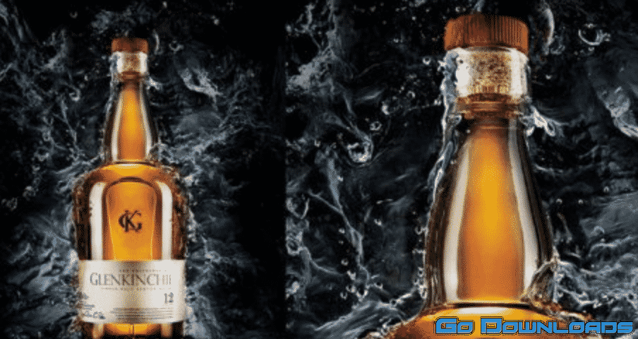 Mango-Ice Photography – Whiskey Bottle in Water