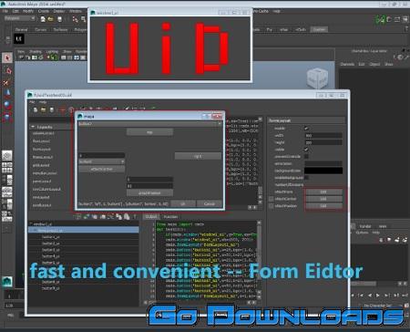 Maya sdd_UIDesigner stand-alone 2.1.0 & Rapid Rig Modular Procedural Auto Rig 2.4.6 for Maya Free Download