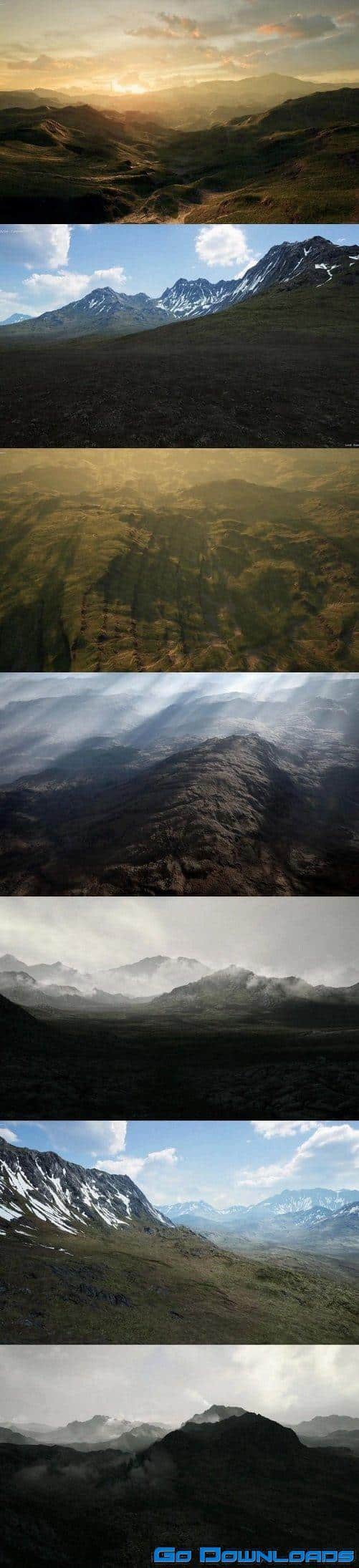 Realistic Landscapes Bundle 2 Free Download