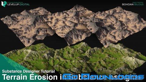 Terrain Erosion in Substance Designer Bohdan Bilous Free Download