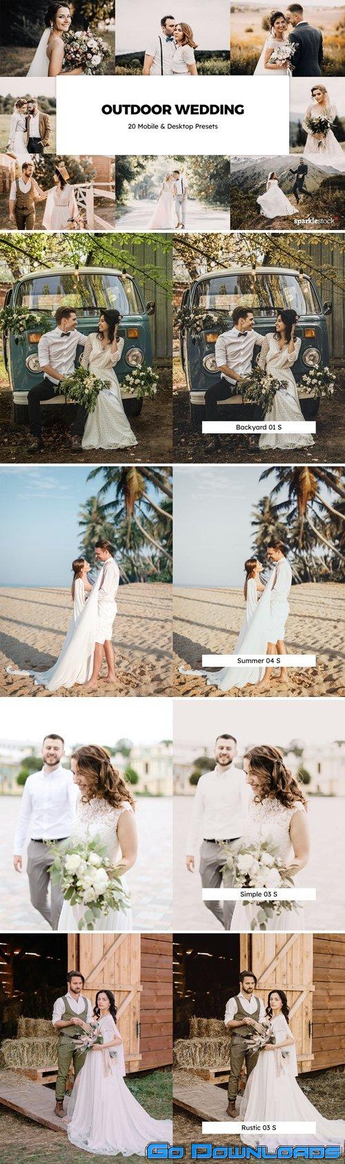 20 Outdoor Wedding Lightroom Presets & LUTs Free Download