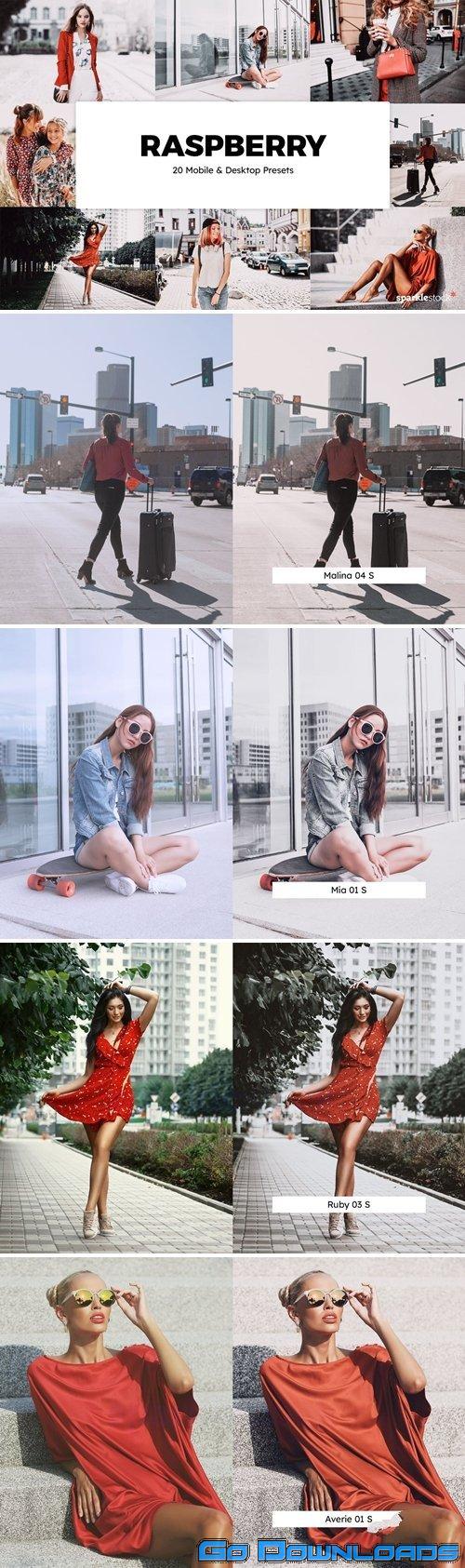 20 Raspberry Lightroom Presets & LUTs Free Download