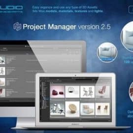 3d-kstudio Project Manager v3.18.83 for 3ds Max 2014 – 2023 Free Download