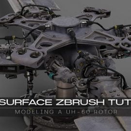 Artstation – Hard Surface ZBrush Tutorial // Modeling A UH-60 Rotor by Henry Chervenka