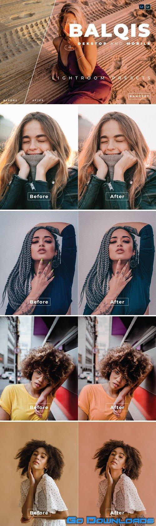 Balqis Desktop and Mobile Lightroom Preset Free Download