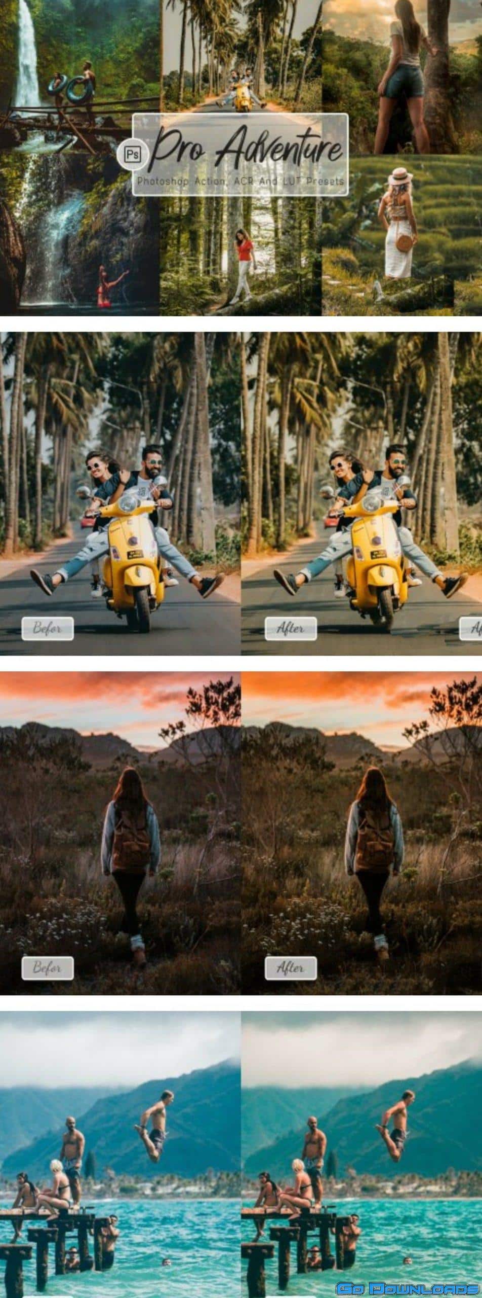 CreativeMarket 7 Pro Adventure Desktop And Mobile Lightroom Presets Free Download