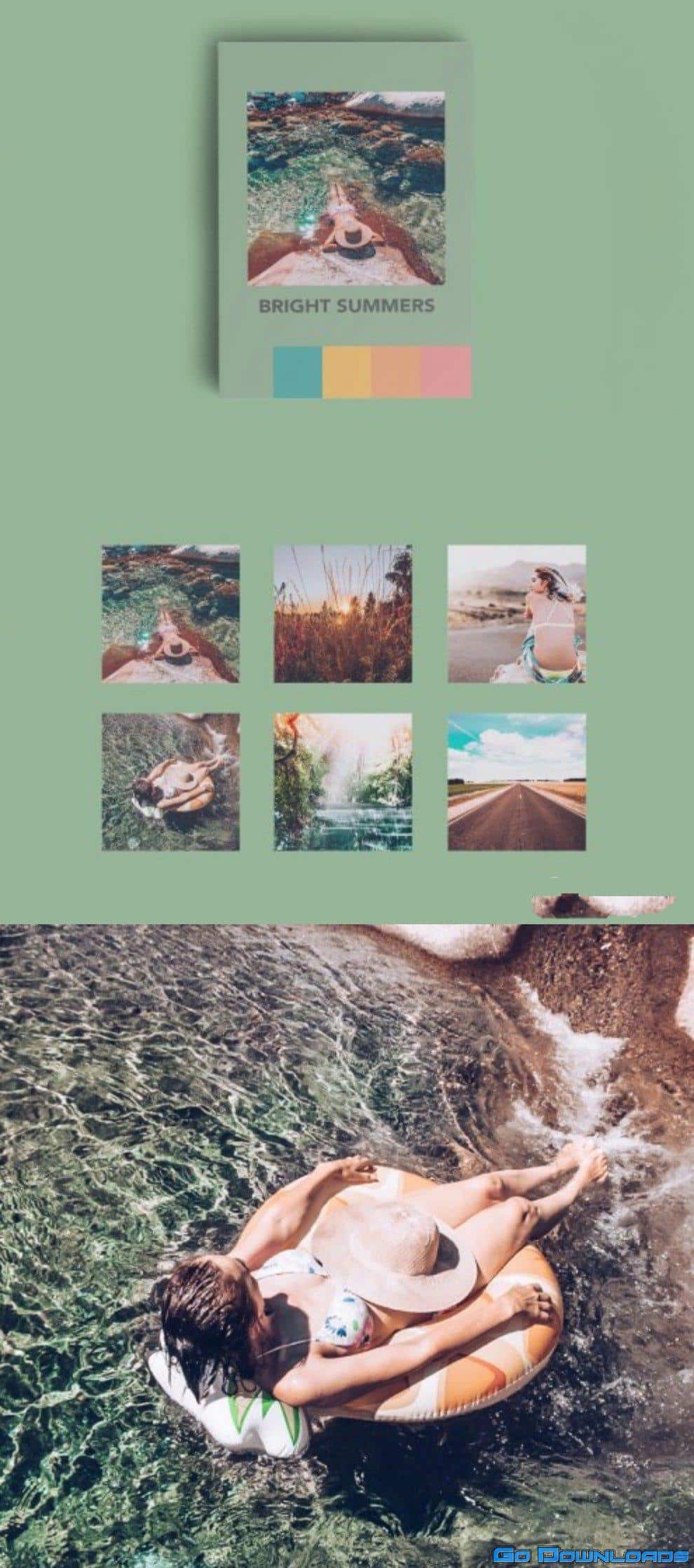 CreativeMarket BRIGHT SUMMERS MOBILE LR PRESET 5931683 Free Download