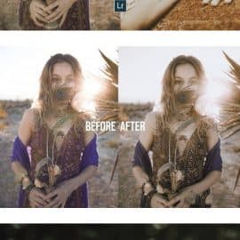 CreativeMarket Boho Style Lightroom Presets 4622978 Free Download