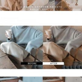 CreativeMarket Cream Latte Lightroom Preset 4360074 Free Download