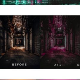 CreativeMarket Cyberpunk Futuristic Lightroom 4552632 Free Download