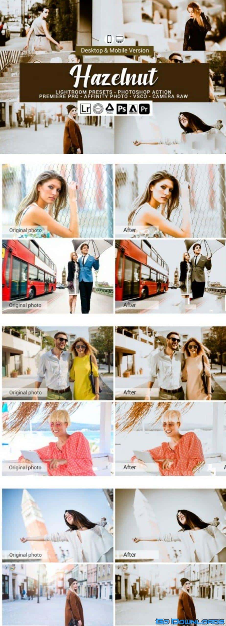 CreativeMarket Hazelnut Lightroom Presets 5157267 Free Download