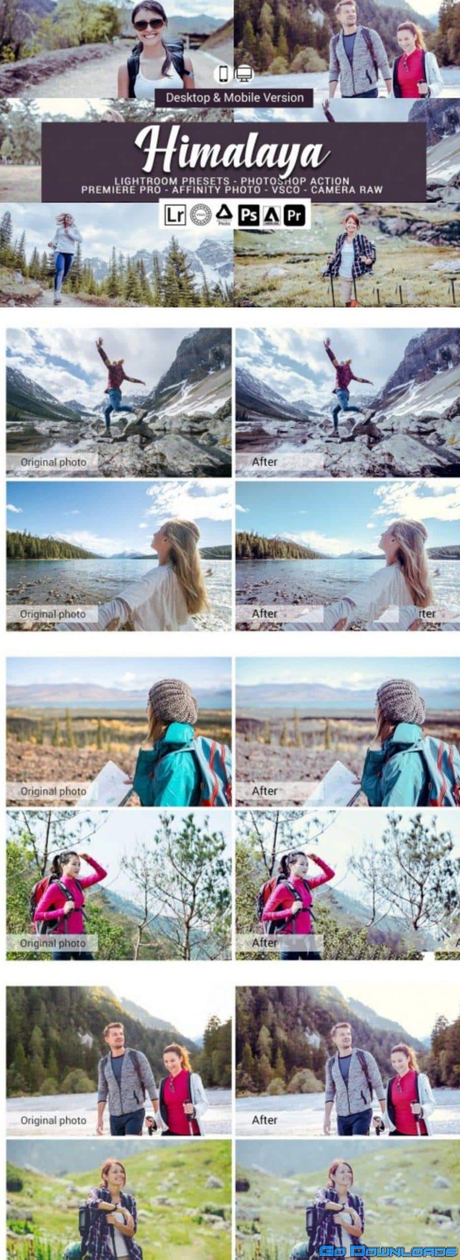 CreativeMarket Himalaya Lightroom Presets 5157298 Free Download