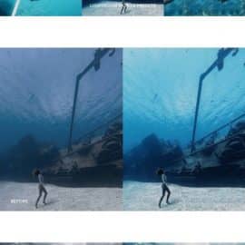 CreativeMarket Lightroom Preset-Underwater Blue 4976194 Free Download