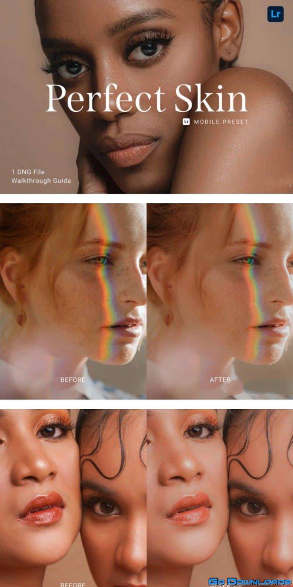 CreativeMarket Perfect Skin Lightroom Preset 5913924 Free Download