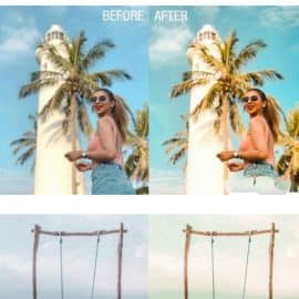 CreativeMarket Tropical beach lightroom preset 4653890 Free Download