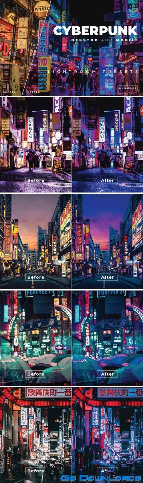 Cyberpunk Desktop and Mobile Lightroom Preset Free Download