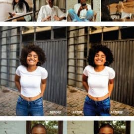 Dark Skin Mobile and Desktop Lightroom Presets Free Download