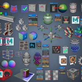 Gumroad Autodesk Maya malcolm341 Mel Script mega pack Free Download