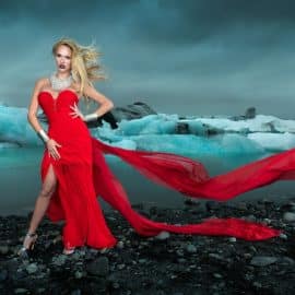 Karl Taylor Education – Fashion Photography Ice Lagoon Shoot