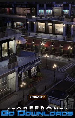 Kitbash3D Storefronts Free Download