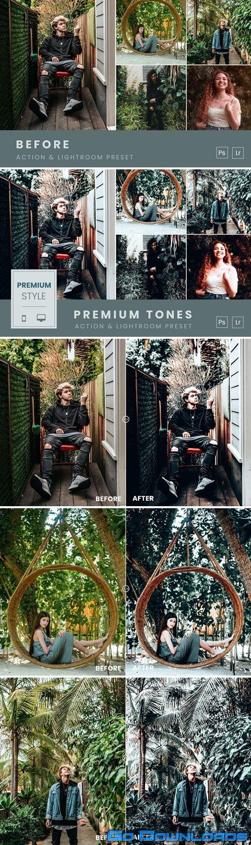 Premium Tones Action & Lightroom Preset Free Download