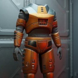 Sci-fi Character Armor Blender 2.9 and Substance Painter Free Download