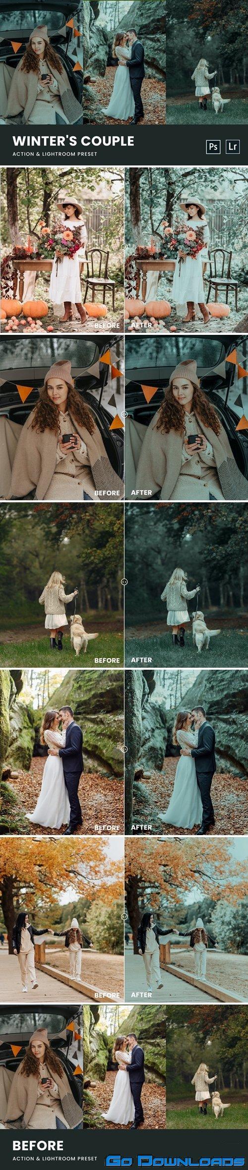 Winter’s Couple Photoshop Action & Lightrom Preset Free Download