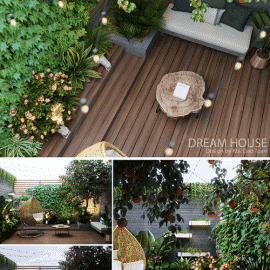 3D Exterior Garden Scene By Tony Toan Free Download