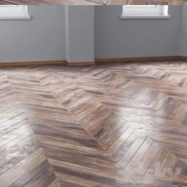 Aged merbau wood parquet Free Download