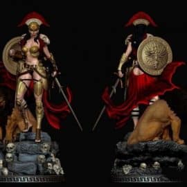 Ares Female 3D Print Model Free Download