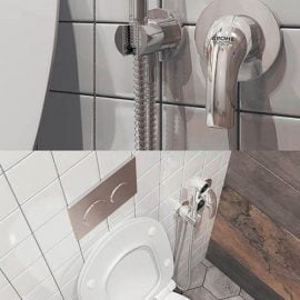 Bathroom set part 1 3D Model Free Download