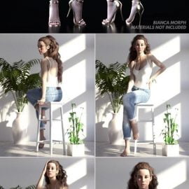 Bianca Morph Poses and Expressions and Chair Prop for Genesis 8 Female Free Download