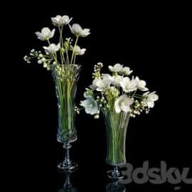 Bouquet of white flowers Free Download