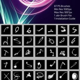 CM 87 Abstract Motion Brush Pack 482862 Free Download