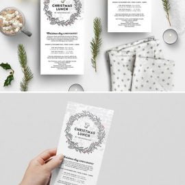 CM Christmas Menu Templates 2056371 Free Download