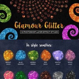 CM Glamour Glitter Photoshop Styles 373648 Free Download