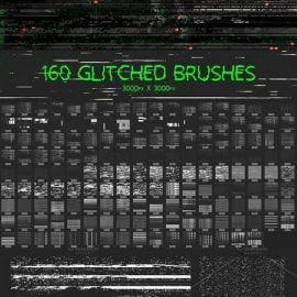 CM Glitch Brushes 1596026 Free Download