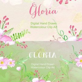 CM Gloria soft Watercolor Clip Art 251820 Free Download