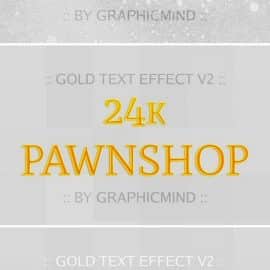 CM Gold Text Effects V2 2227782 Free Download