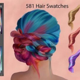 CM Hair Swatches for Digital Painting 1573631 Free Download