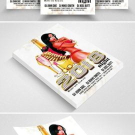 CM Happy New Year Ladies Night Flyer 2088238 Free Download