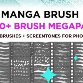 CM MANGA COMIC BRUSH MEGAPACK 1000+ 1890202 Free Download