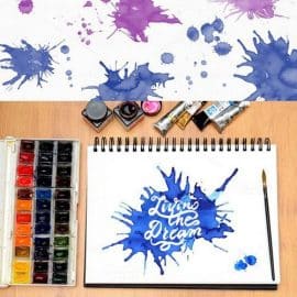 CM Watercolor Splash Brushes 518398 Free Download