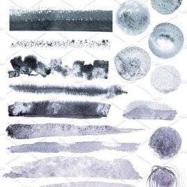 CM Watercolor art brushes for Photoshop 1834996 Free Download