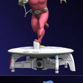 Captain Future 3D Print Model Free Download