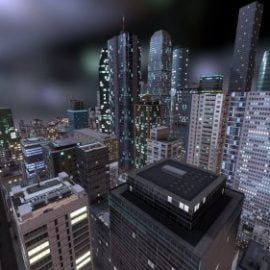 City Night Lowpoly Free Download