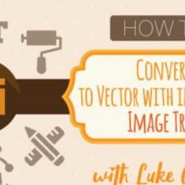 Convert a Drawing or Image to Vector with Illustrator Image Trace