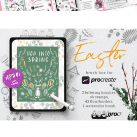 CreativeMarket All for Procreate brush bundle 4505239 Free Download