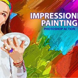 CreativeMarket Impressionist Painting 974364 Free Download