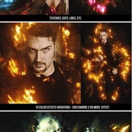 CreativeMarket Lava Photoshop Action 1028998 Free Download